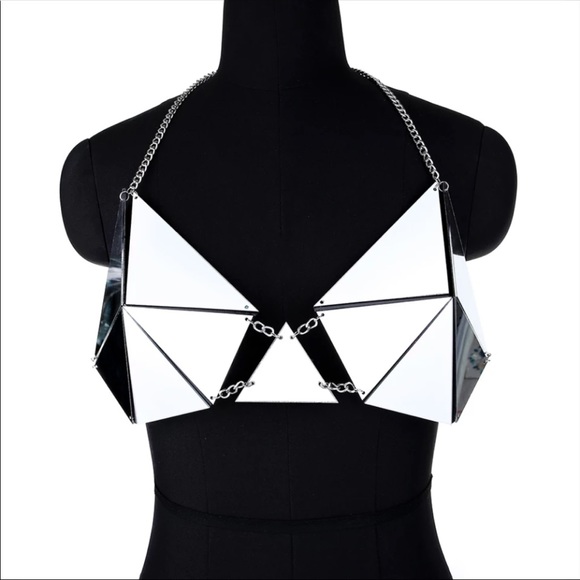 ❤️Disco Ball Mirror Bra Top ⚡️ - Picture 4 of 10